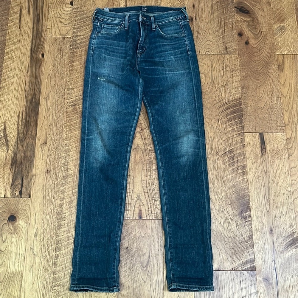 Citizens of Humanity Woman’s Agnes Midrise Slim Straight Jeans Size 25
