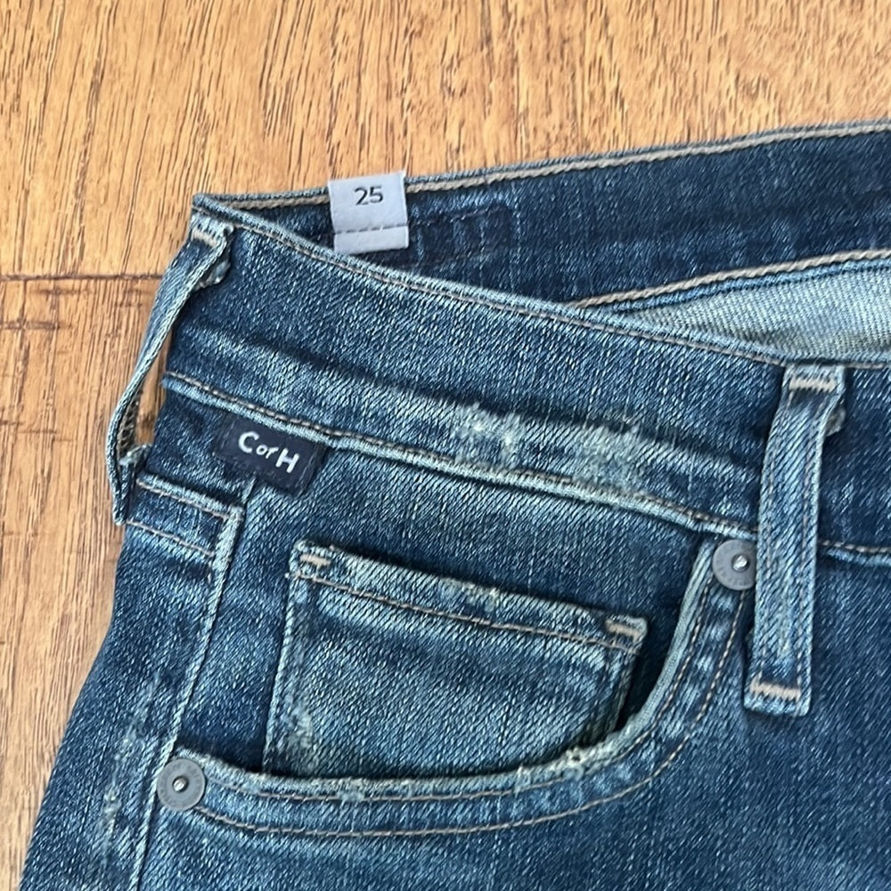 Citizens of Humanity Woman’s Agnes Midrise Slim Straight Jeans Size 25