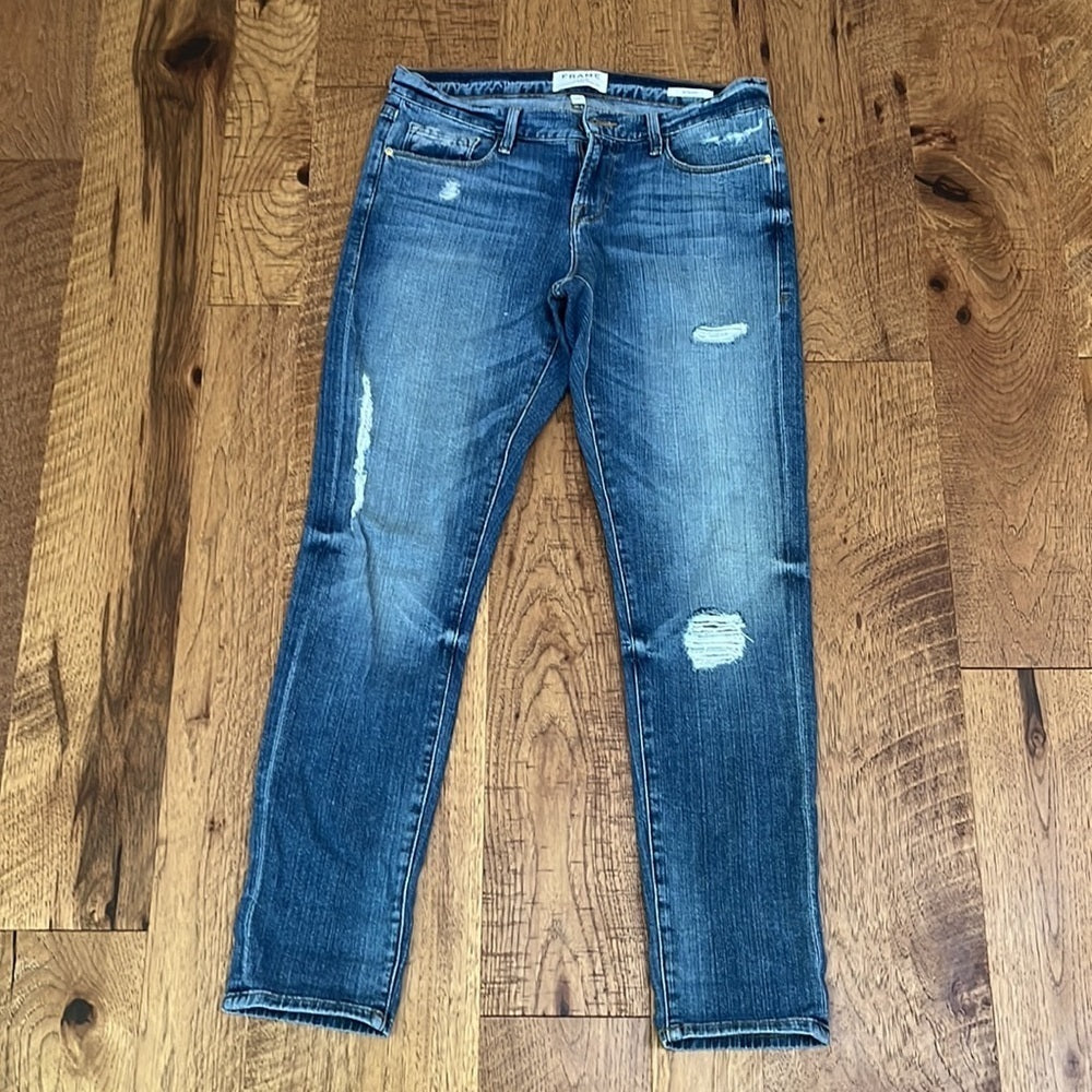 Frame Denim Woman’s Le Garçon Blue Jeans Size 26