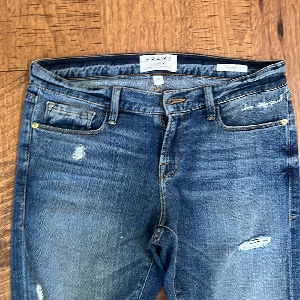 Frame Denim Woman’s Le Garçon Blue Jeans Size 26