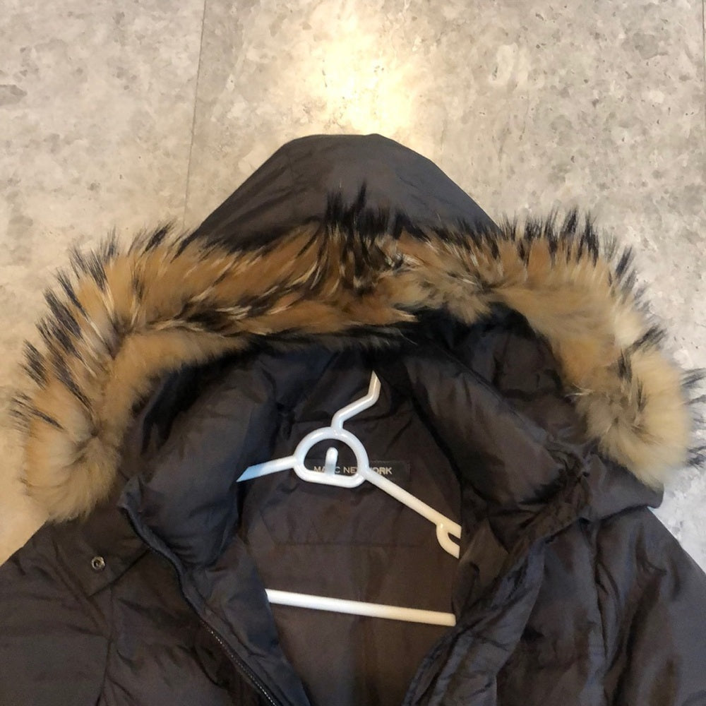 Marc New York Brown Down Jacket Size Small