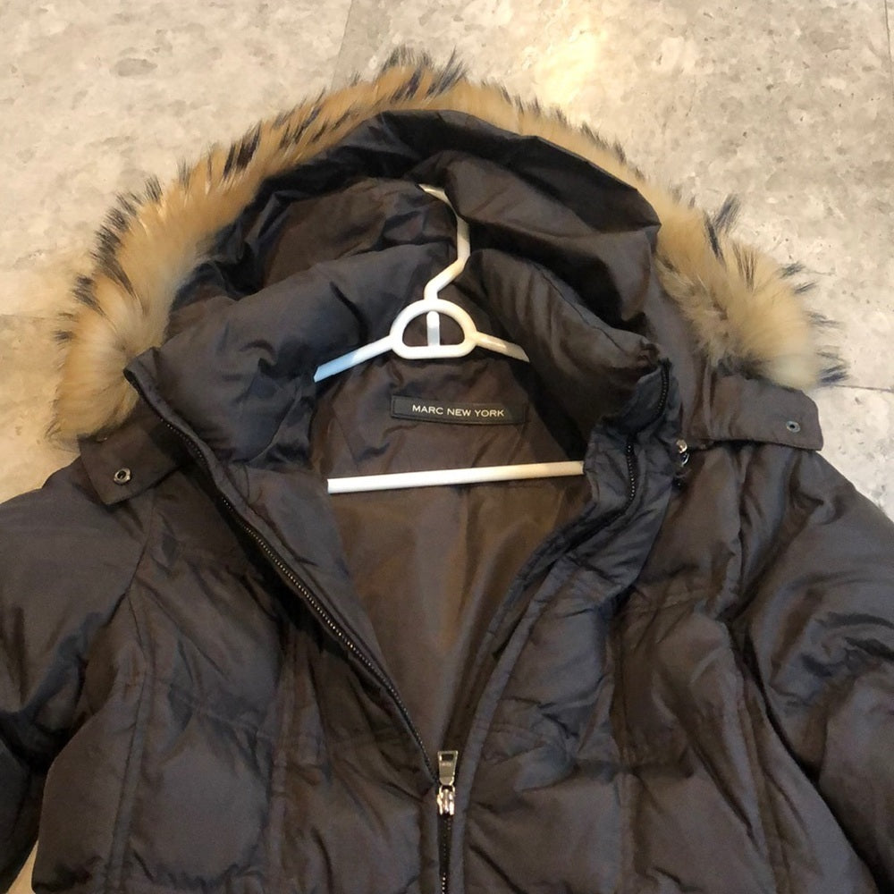 Marc New York Brown Down Jacket Size Small