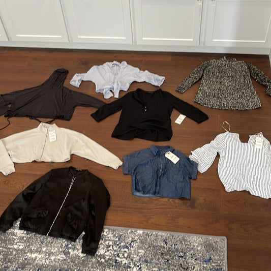 Zara Women’s Bundle of Jackets and Tops all Size Small
