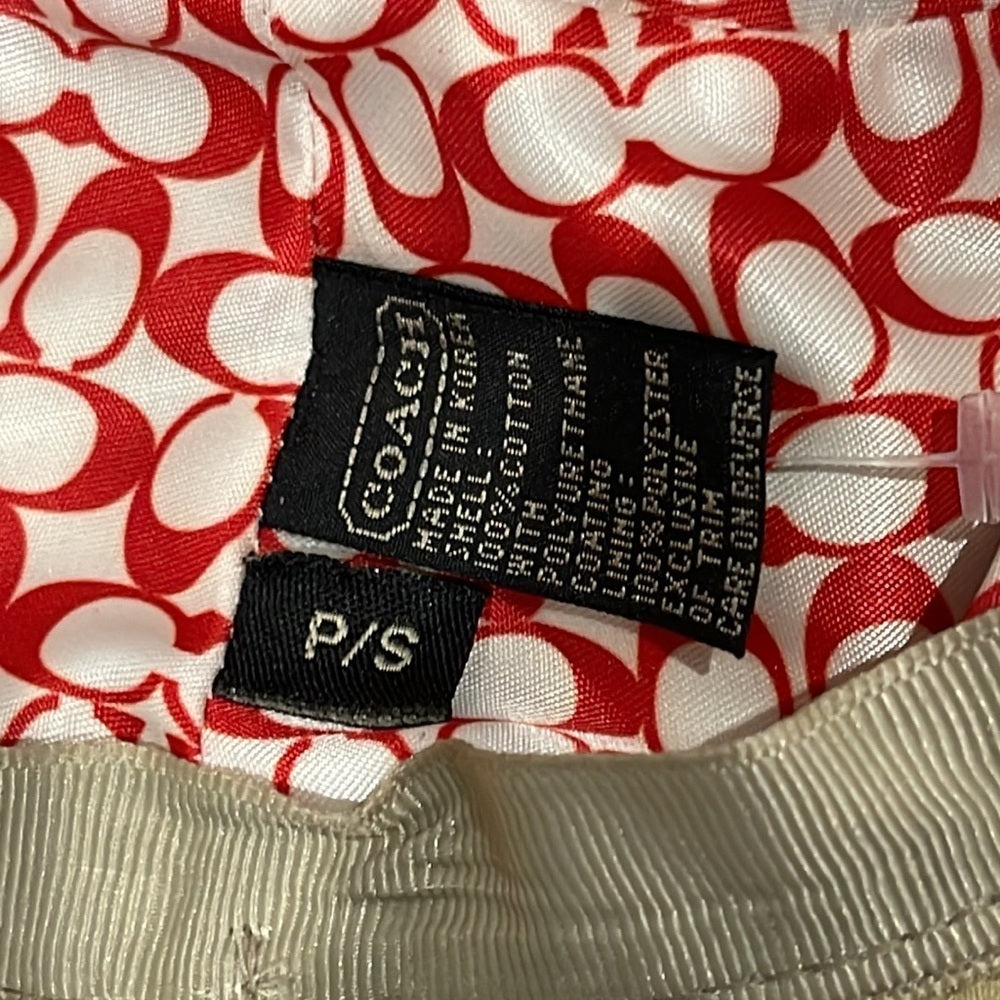 Coach Bucket Hat in Tan Size P/S