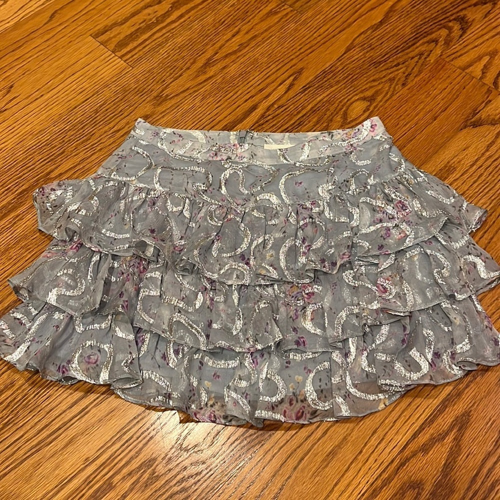 LoveShackFancy Woman’s Flowy Mini Skirt Size 0