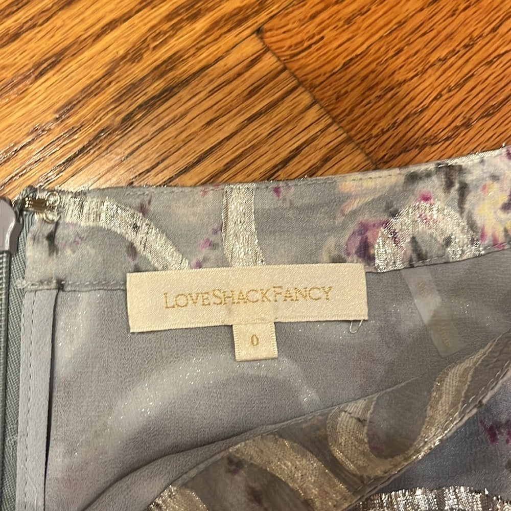 LoveShackFancy Woman’s Flowy Mini Skirt Size 0
