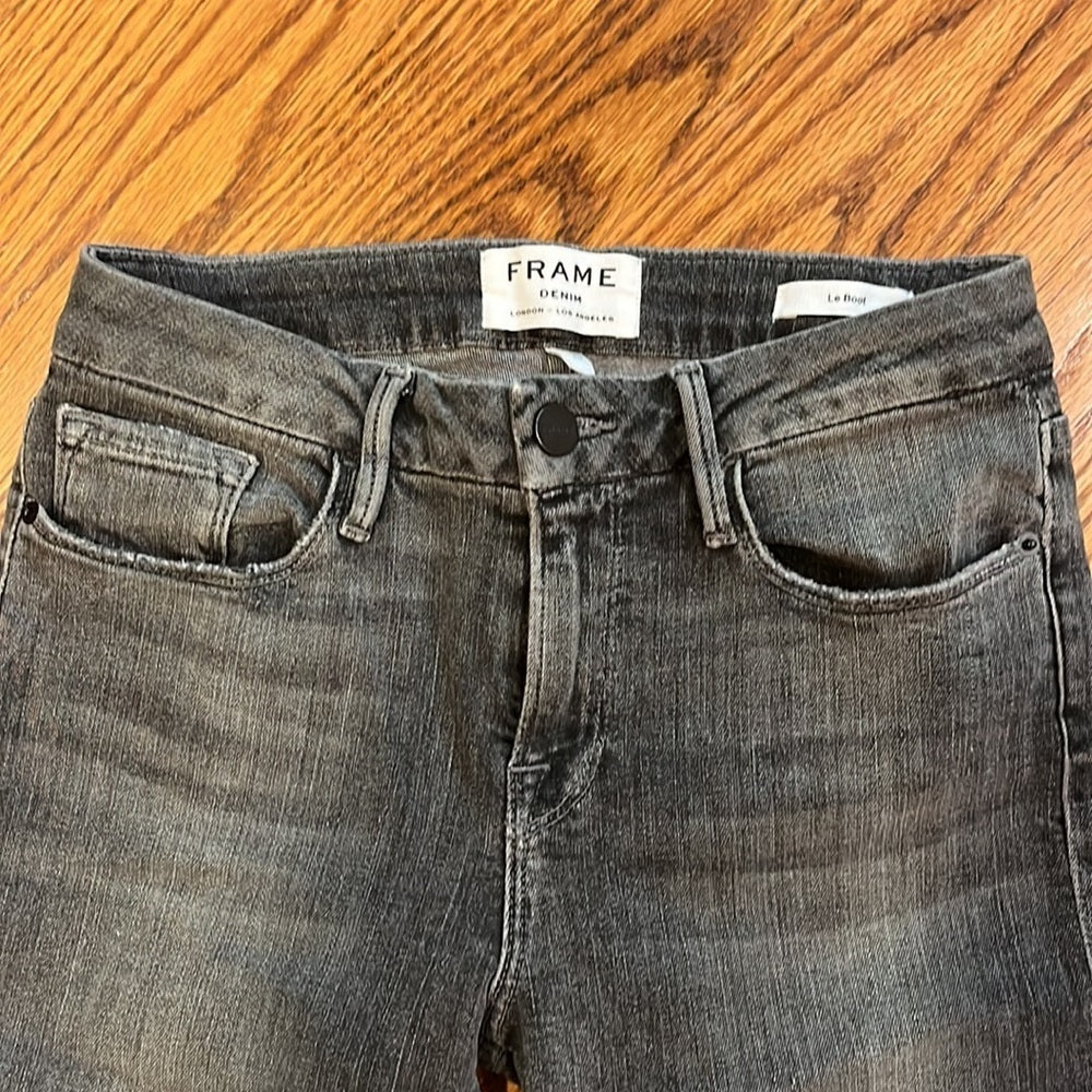 Frame Denim Woman’s Le Boot Light Black Jeans Size 25