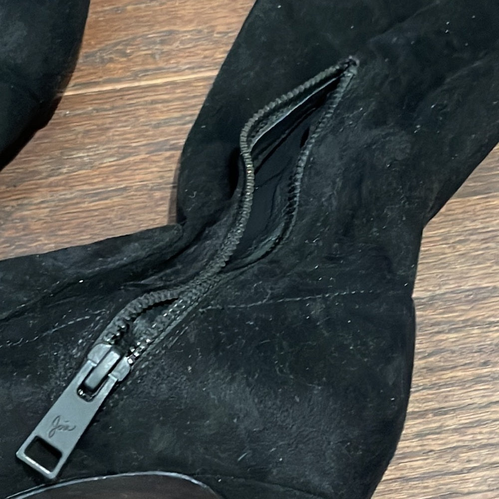 Joie Tall Black Suede Boots Size 36 / 6