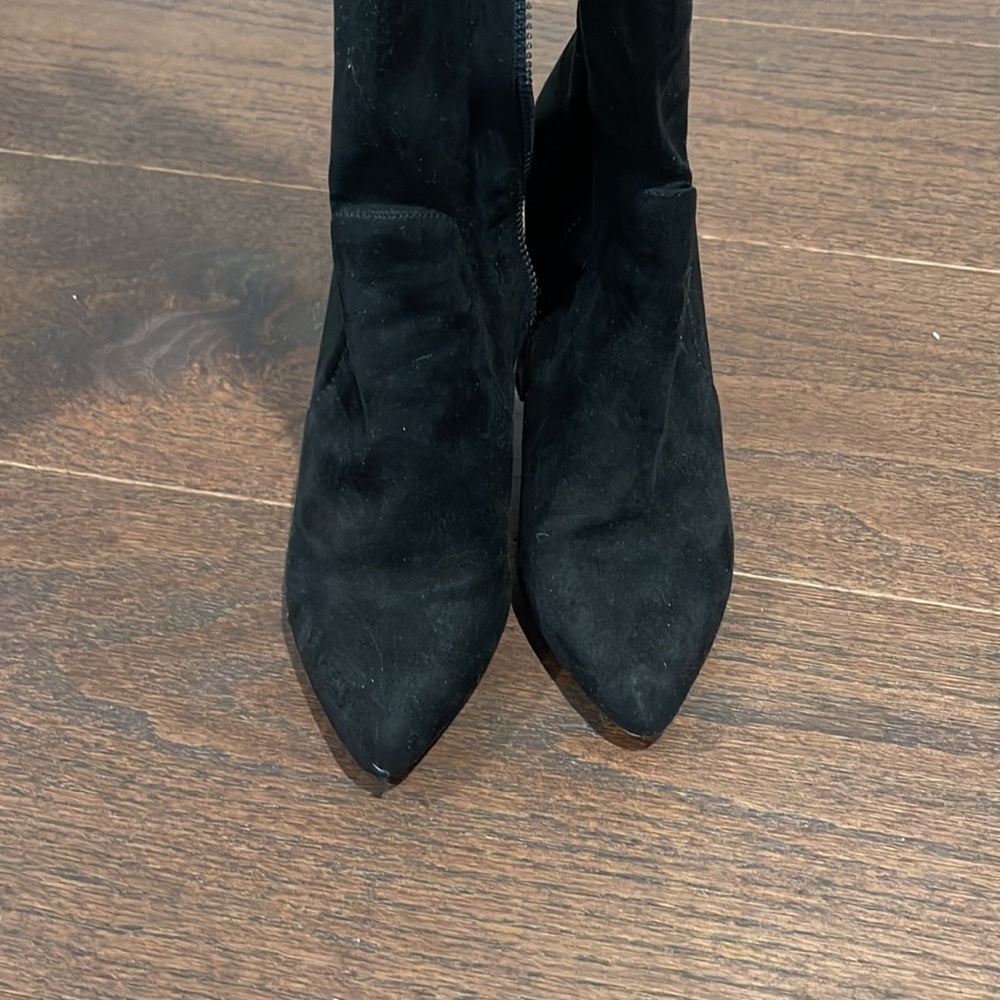 Joie Tall Black Suede Boots Size 36 / 6