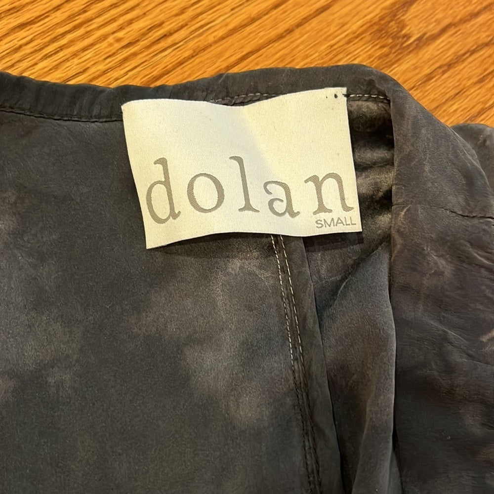 NWT Dolan Woman’s Washed Silk Blazer Size S