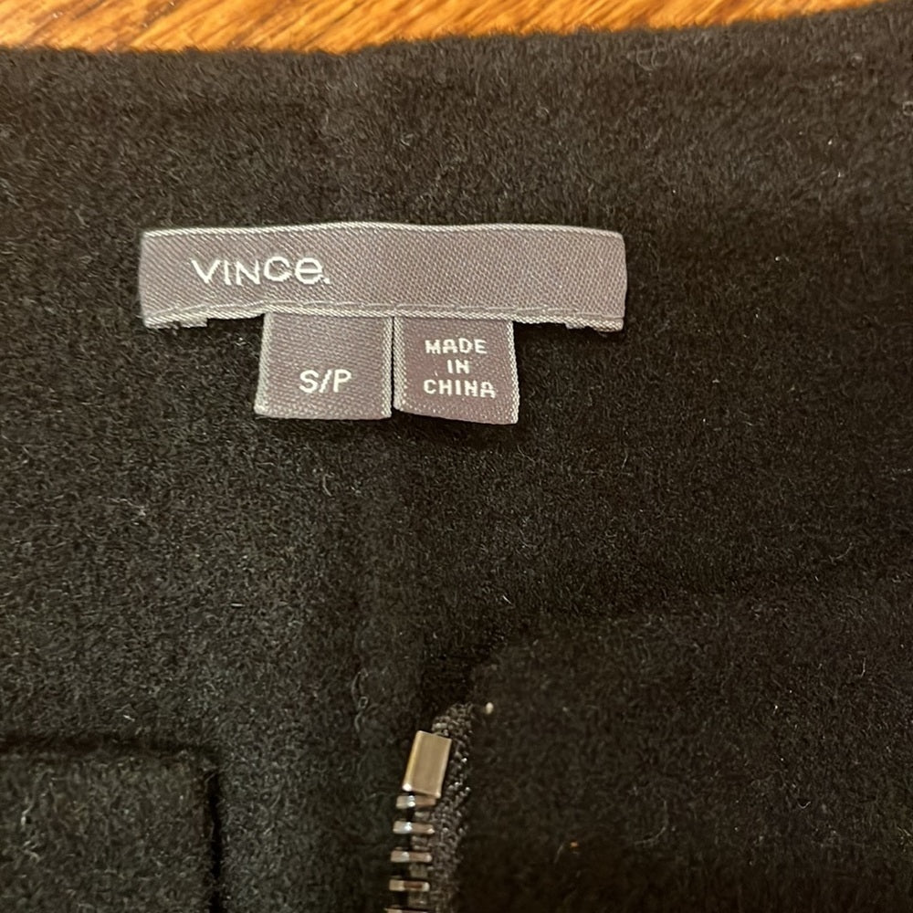 Vince Woman’s Wool and Leather Jacket Size S
