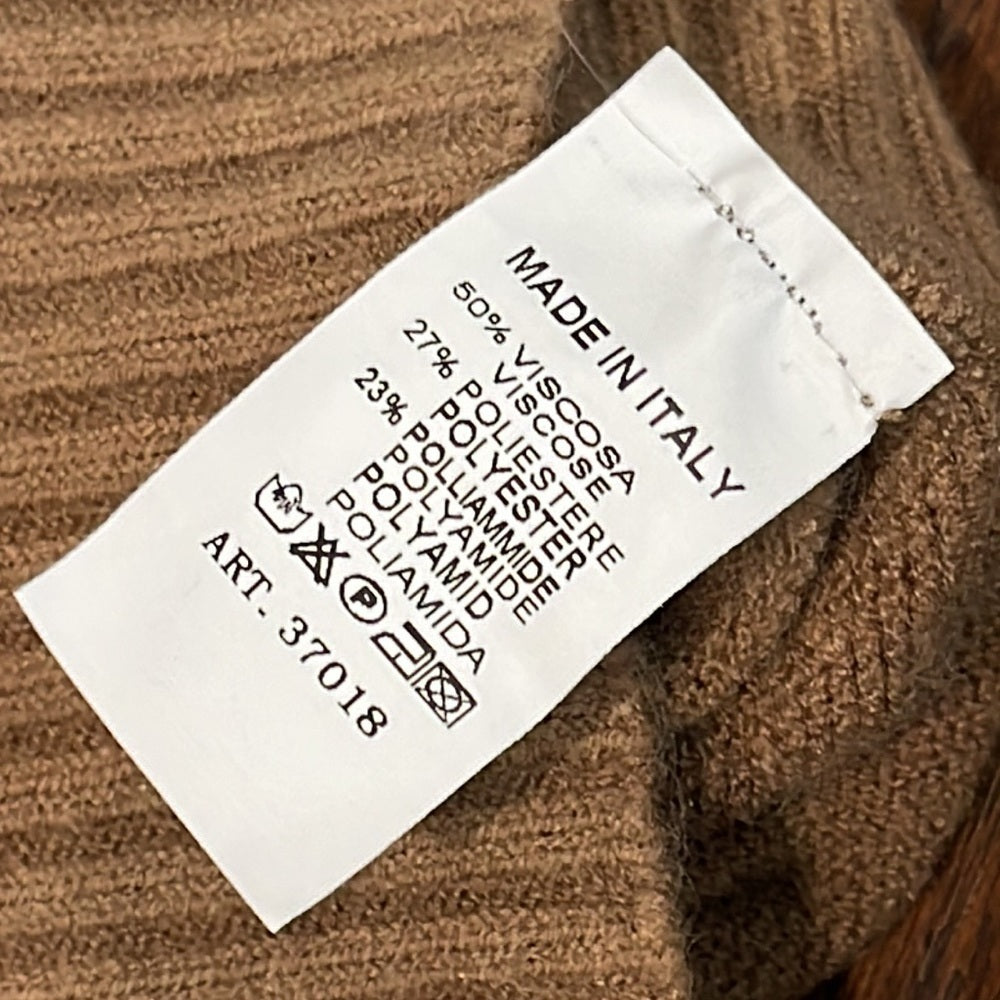 Apparis Brown/Camel Cardigan Sweater Size Small