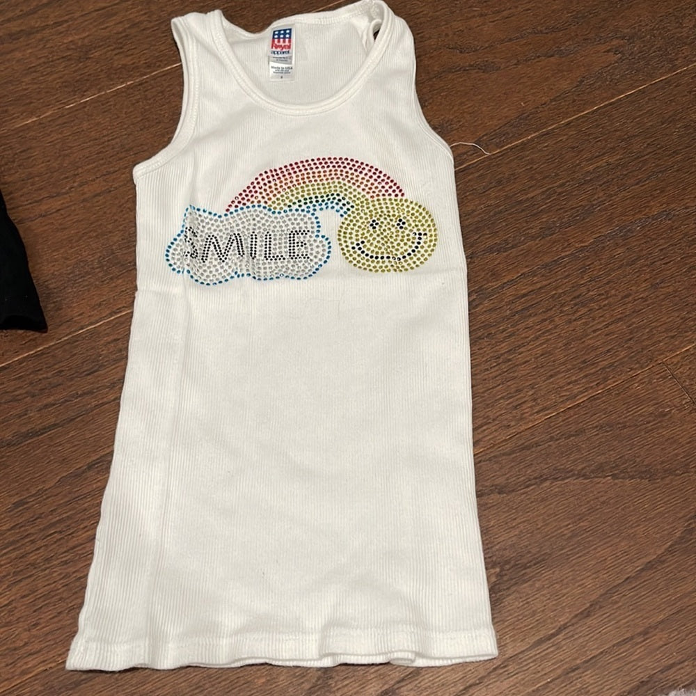 Bundle of girls Tank Tops and Short Sleeves Tops Size 7/8