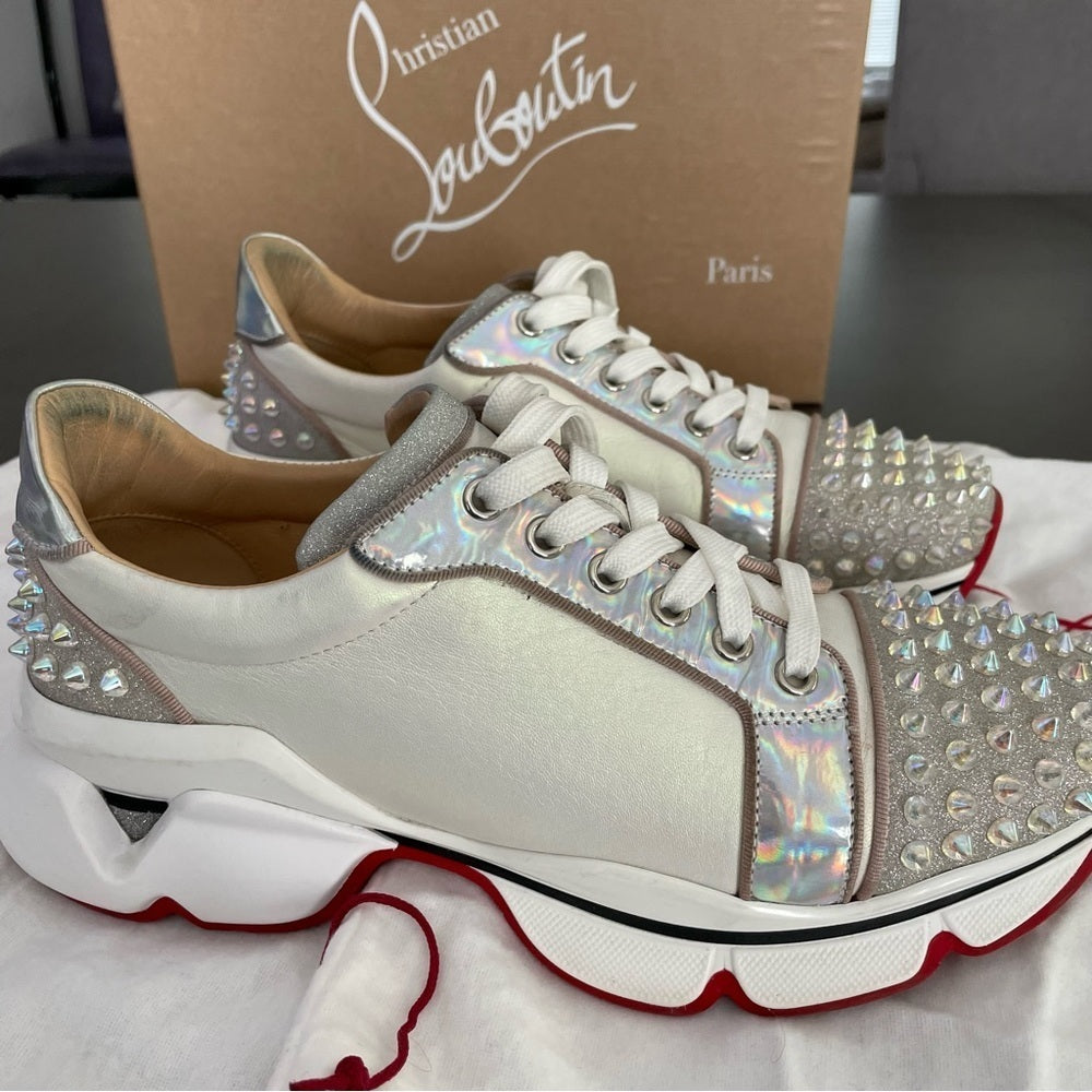 Christian Louboutin White Women’s Sneakers Size 39.5/9.5