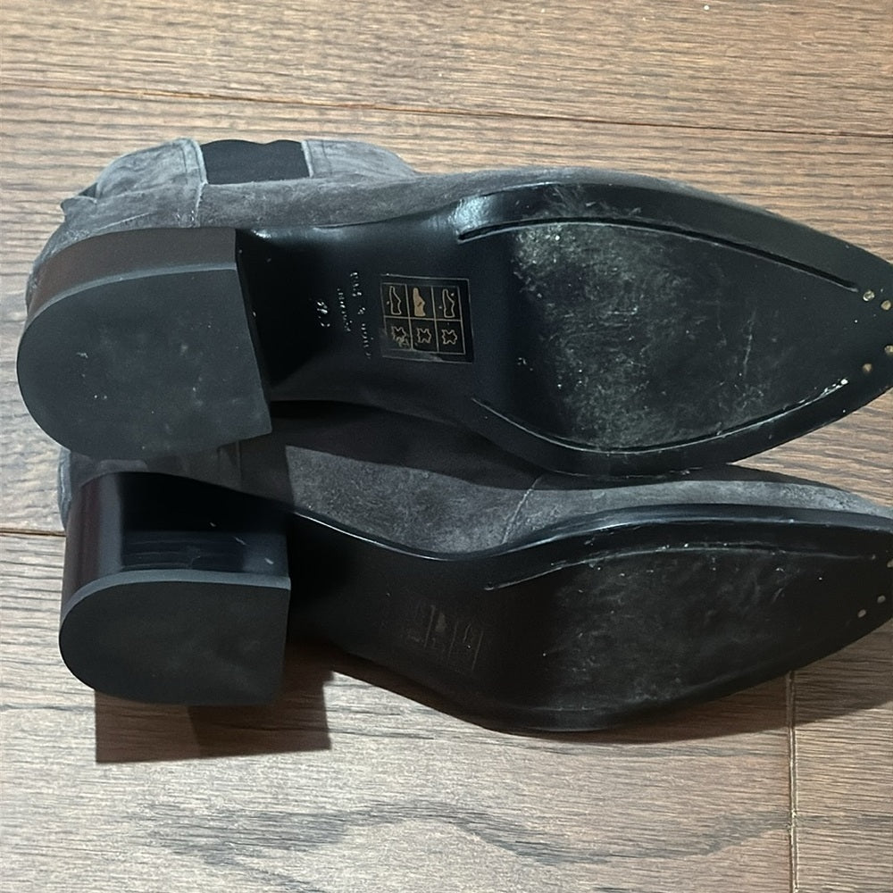 Rag & Bone Women’s Grey Suede Walker Boots Size 7.5