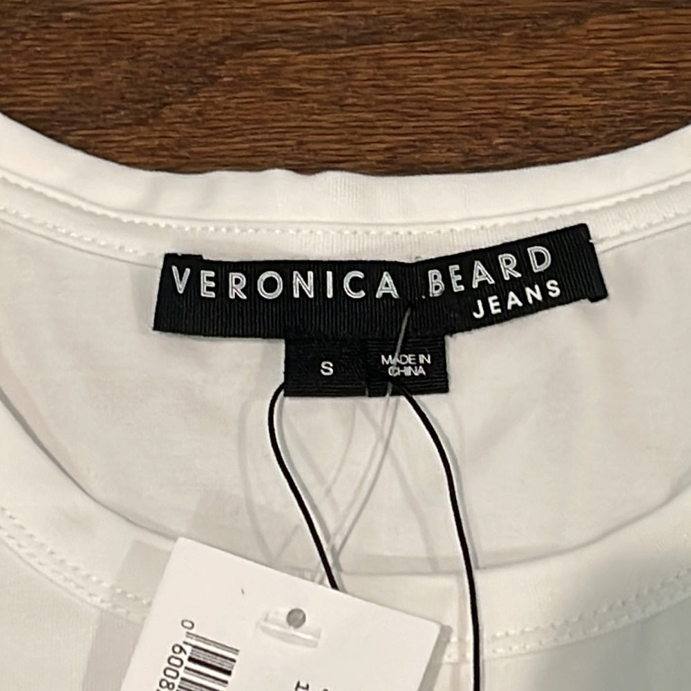 NWT Veronica Beard Women’s White Blouse Size Small