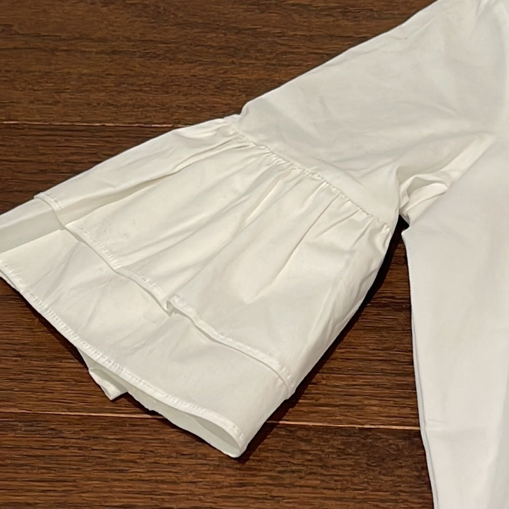 NWT Veronica Beard Women’s White Blouse Size Small