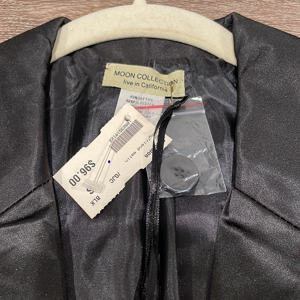 NWT Moon Collection Women’s Black Short-Sleeved Blazer - S