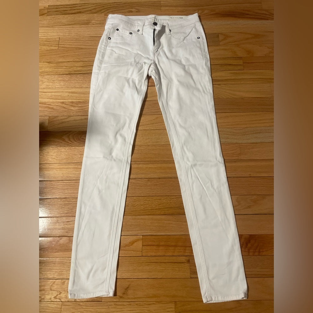 Rag & Bone White Jeans Size 28