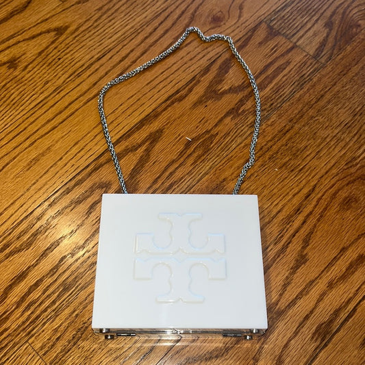 Tory Burch Woman’s White Acrylic Hand Bag