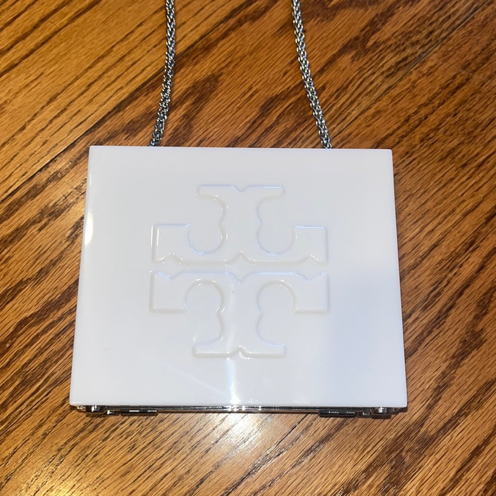 Tory Burch Woman’s White Acrylic Hand Bag