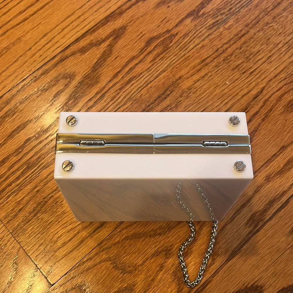 Tory Burch Woman’s White Acrylic Hand Bag