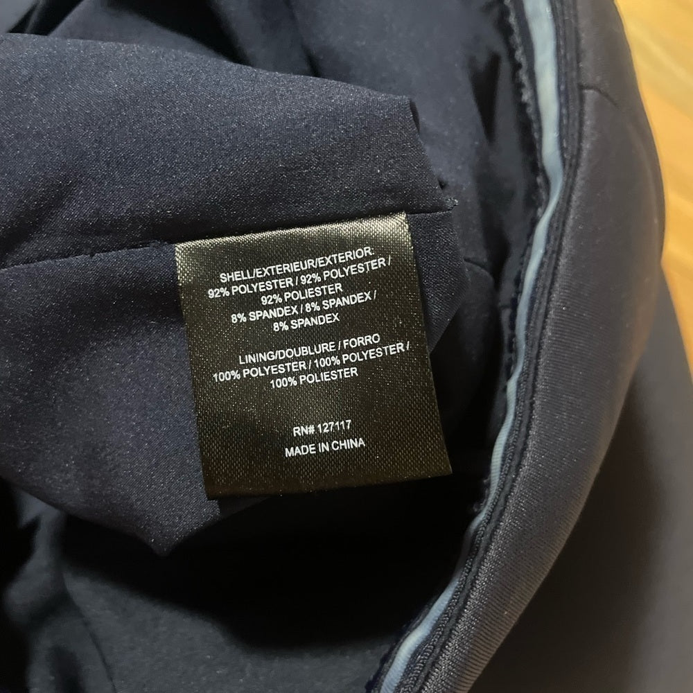 BADGLEY Mischka Navy Strapless Dress Size 0