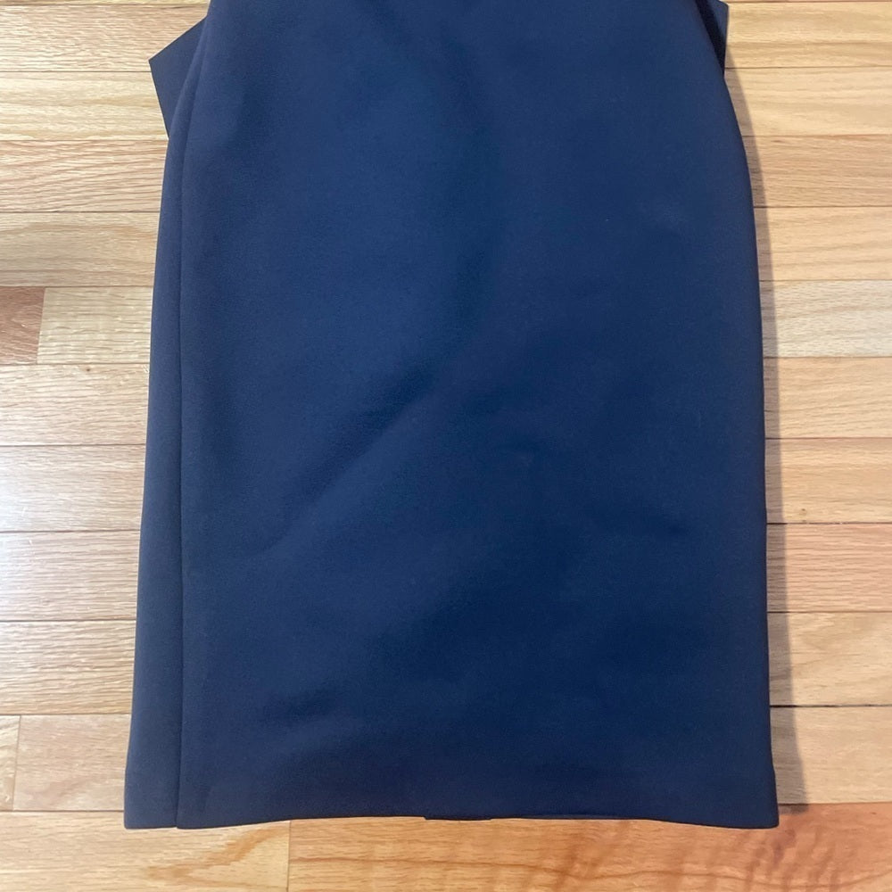 BADGLEY Mischka Navy Strapless Dress Size 0