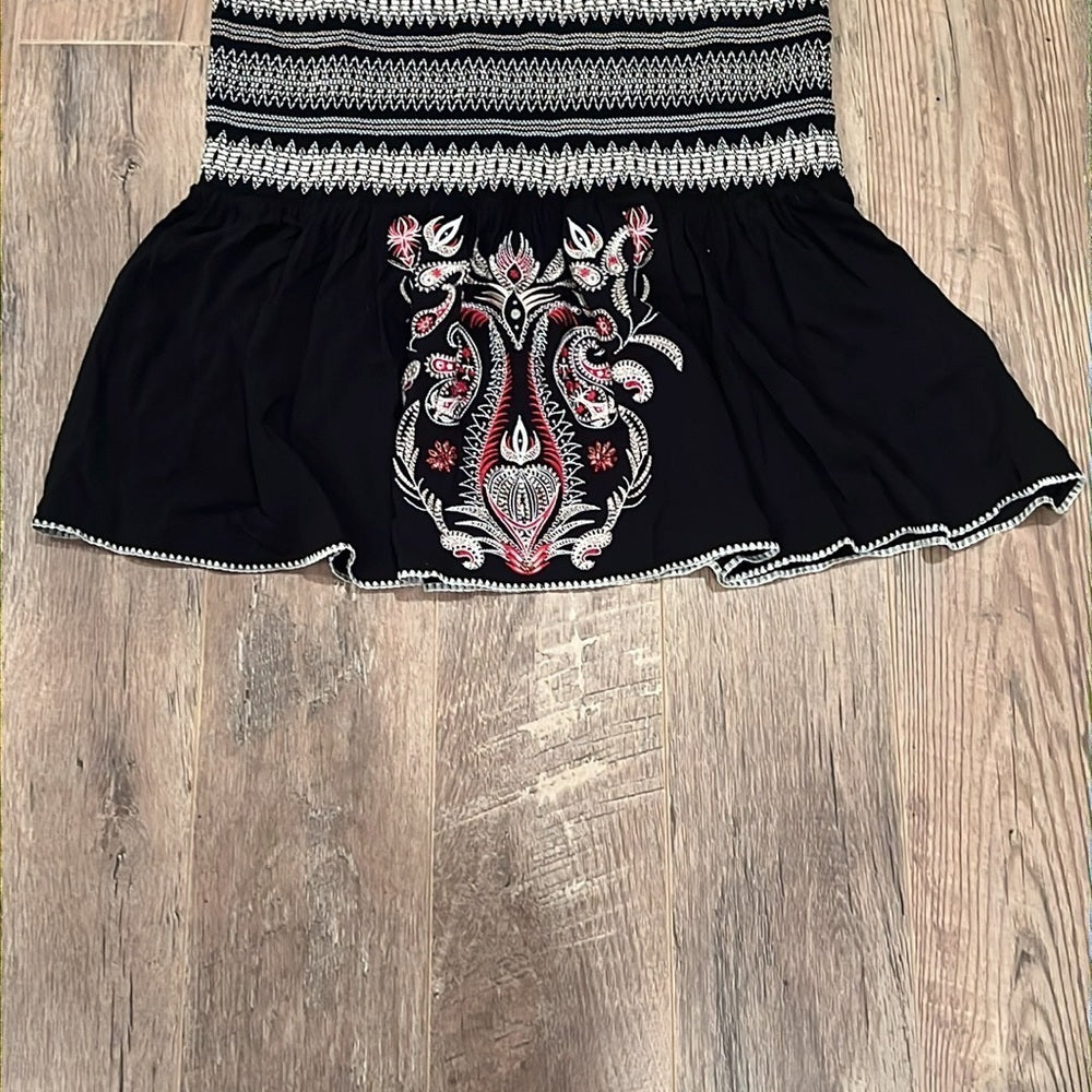 NWT RACHEL Zoe Woman’s Black Dress With Design Size Large