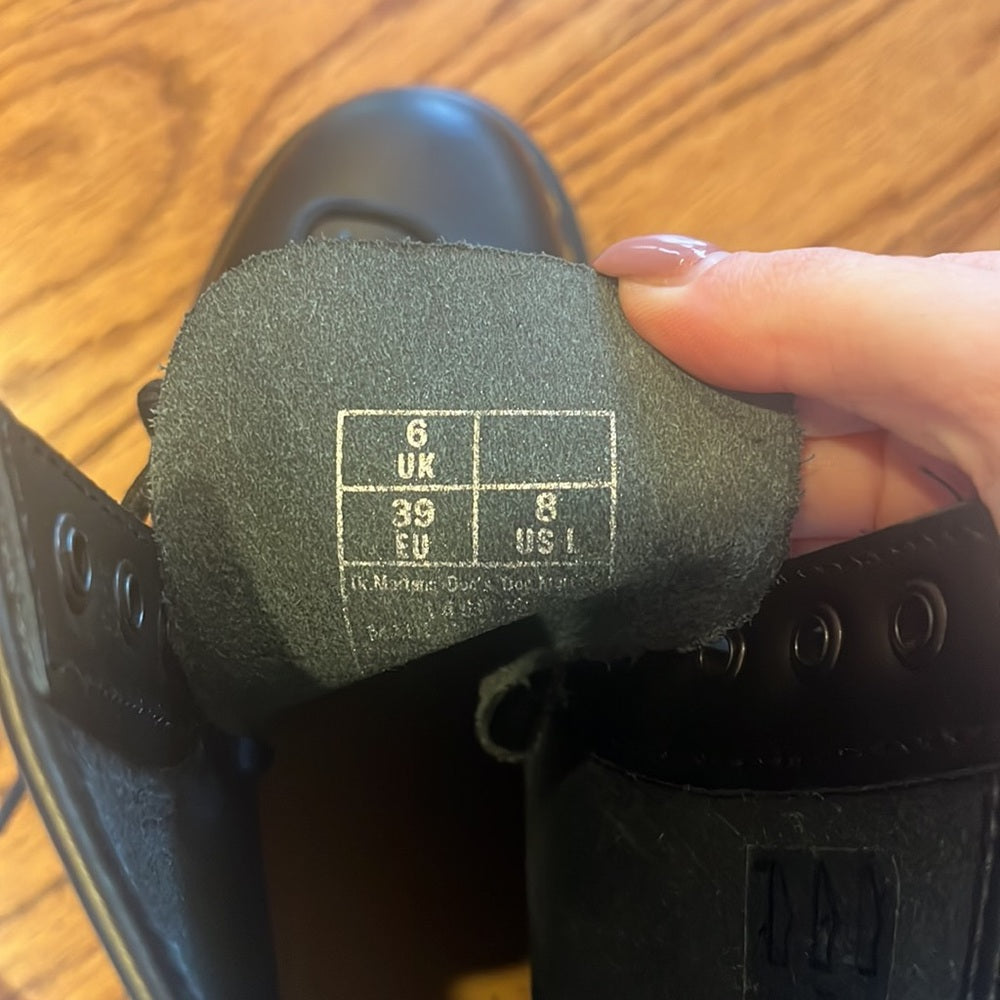 NWT Dr Martens Woman’s Black Combat Boots Size US 8