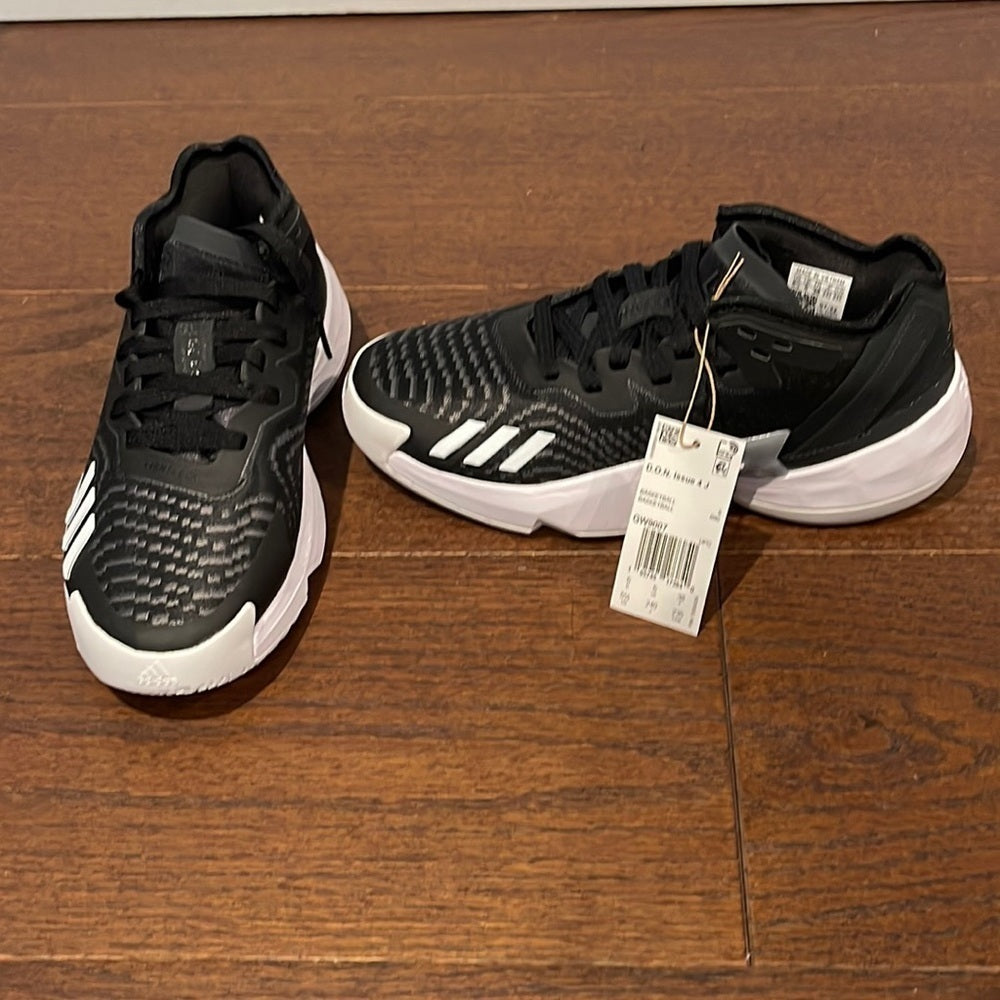 NWT Adidas Lightstream Kids D.O.N Issue 4 Basketball Black Sneakers Size 5.5