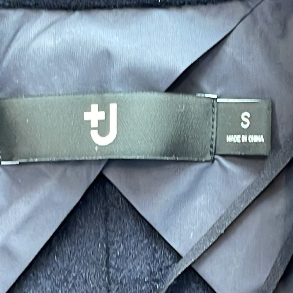 NWT UNIQLO X Jil Sander Women’s Navy Cashmere Blend Chester Coat Size Small