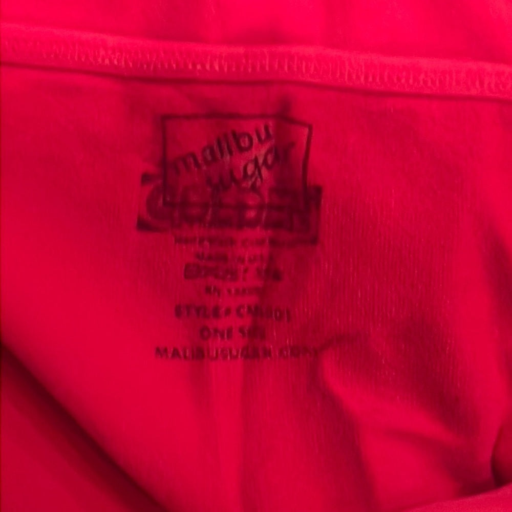 MALIBU Sugar Woman’s Red Tank Top One Size Fits All