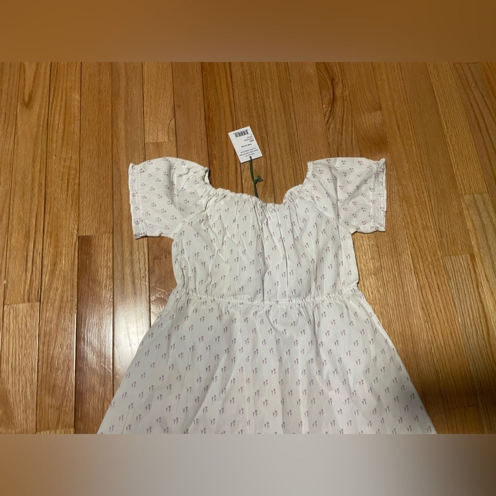 NWT Morgan Lane White and Purple Kids Dress Size 6