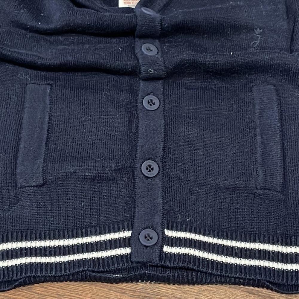 Jacadi Boys Navy Cardigan Sweater Size 18 months