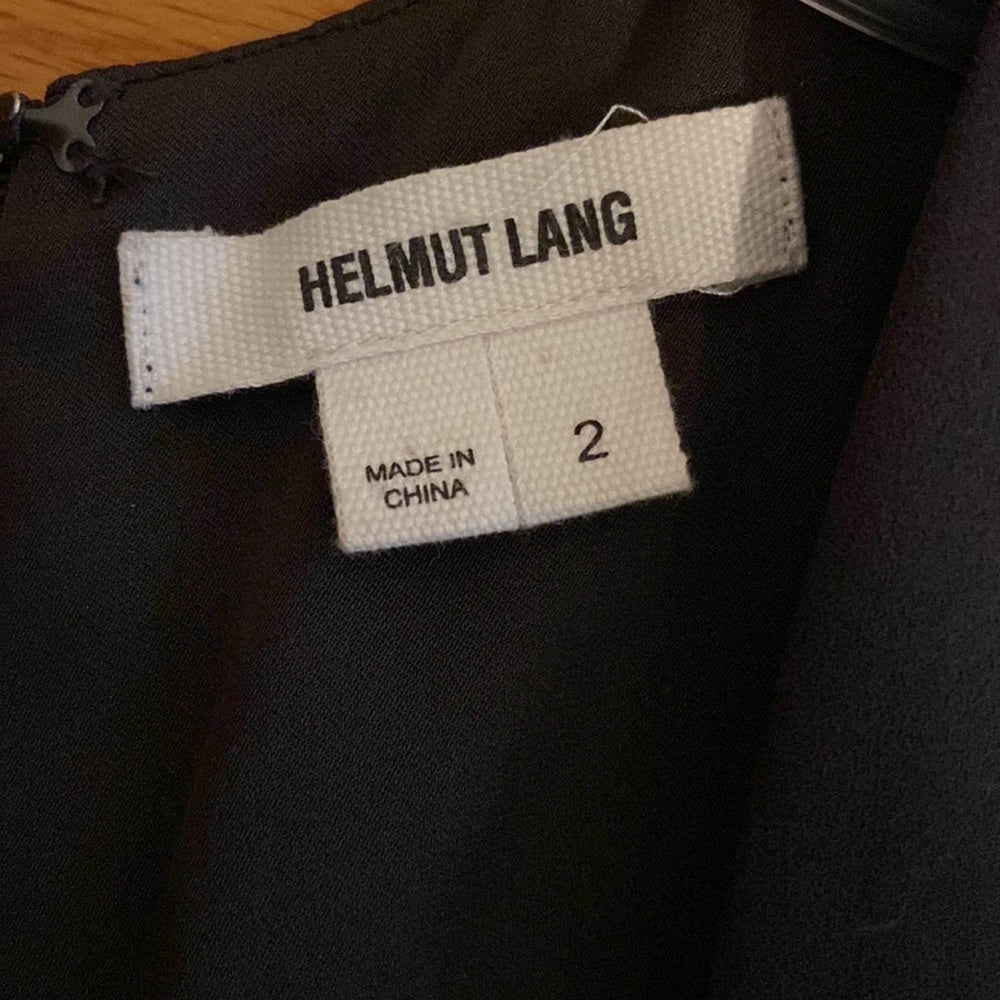 Women’s Helmut Lang dress grey and black. Size 2