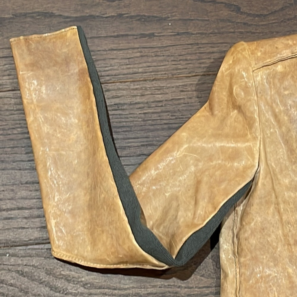 Helmut Lang Tan Women’s Leather Jacket Size Small