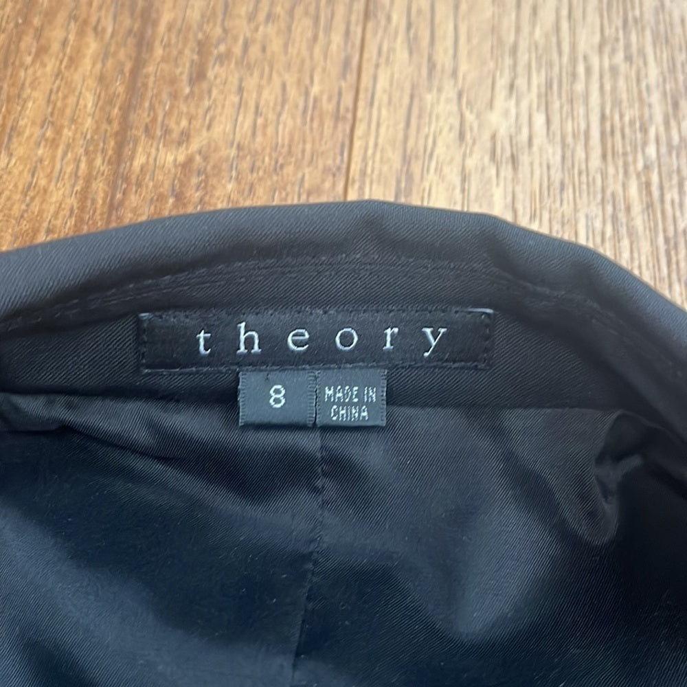 Theory Woman’s Black Blazer Size 8