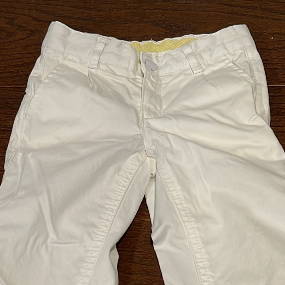 Jacadi White Chino Boys Pants Size 4