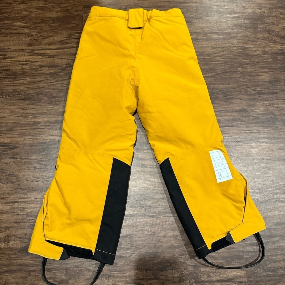 Molo Kids Yellow Snow Pants Size 6