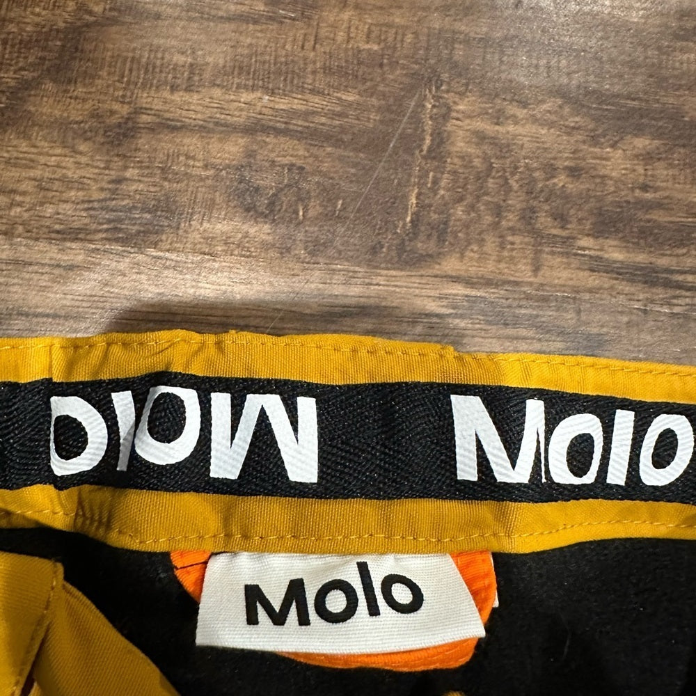 Molo Kids Yellow Snow Pants Size 6