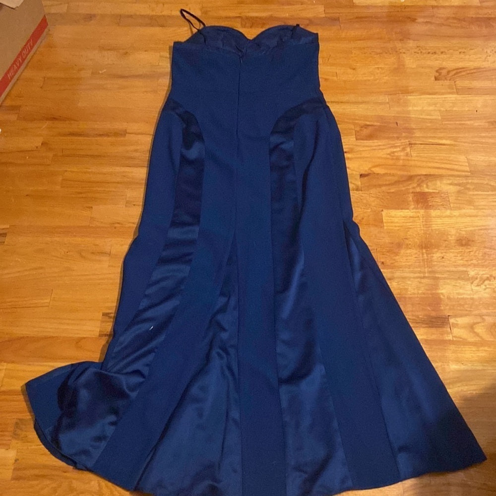 WOMEN’S Aidan by Aidan Mattox long blue dress. Size 12