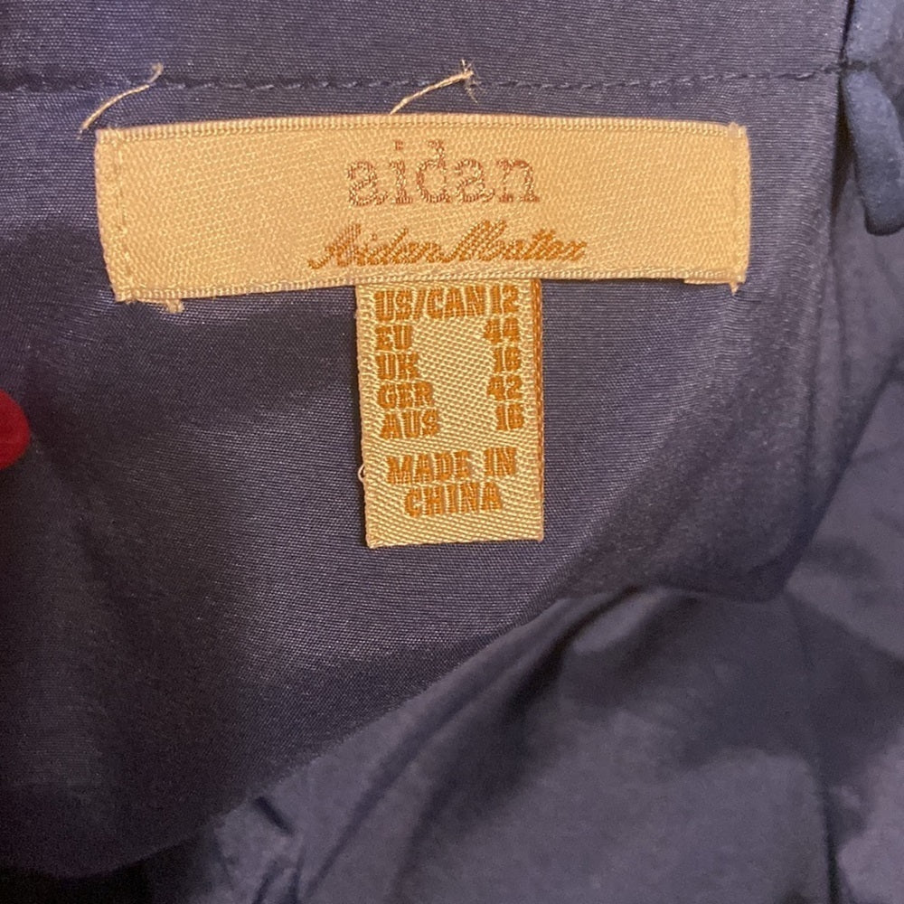 WOMEN’S Aidan by Aidan Mattox long blue dress. Size 12