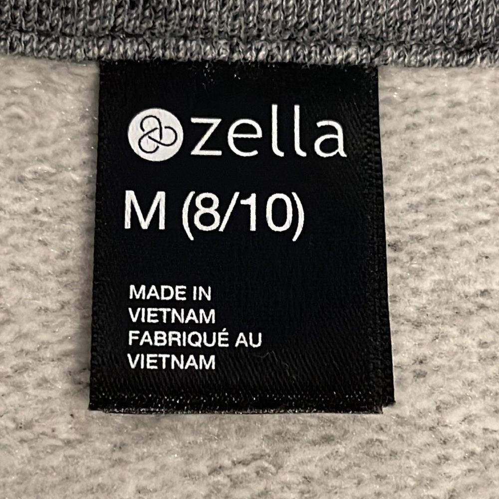 Zella Grey Girls Zip Up Sweatshirt Size Medium 8/10