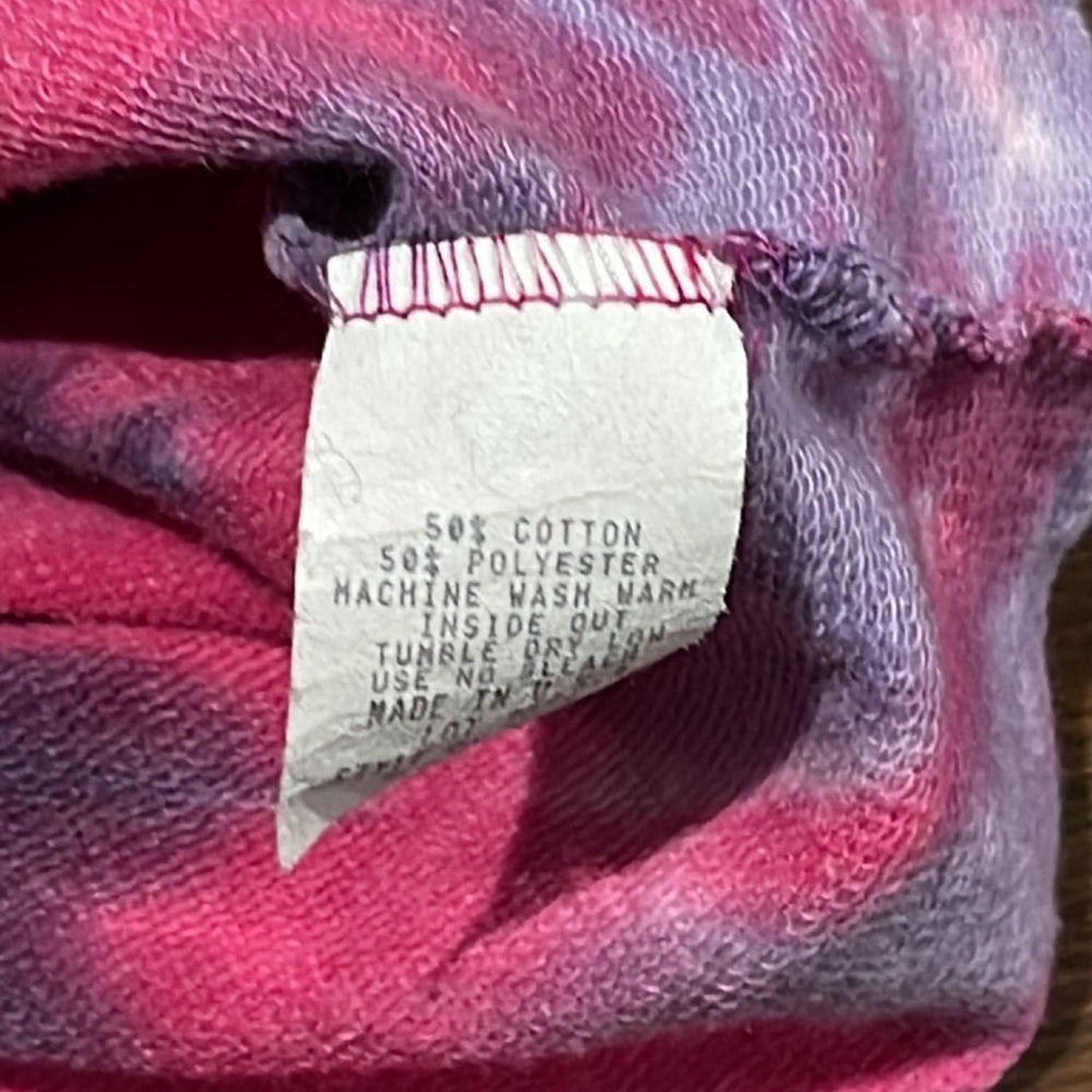 Lucy Girls Pink Tie Dye Sweatshirt Size Small