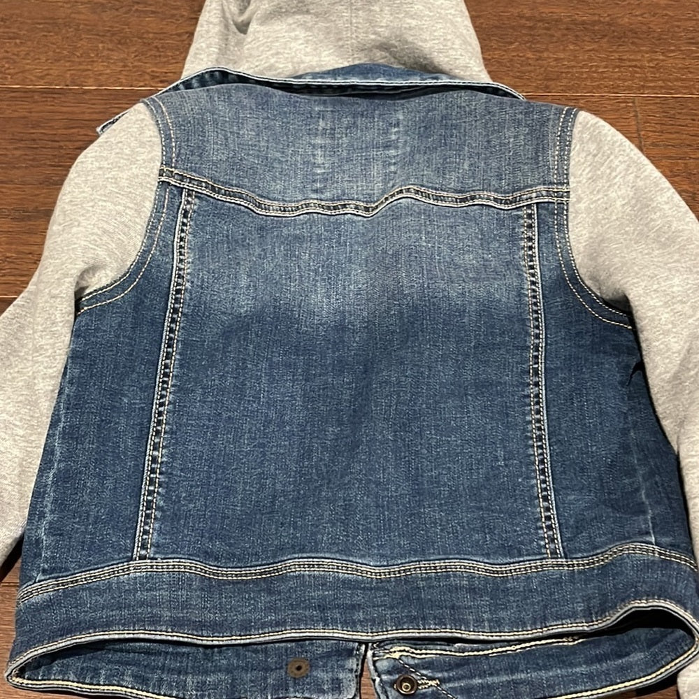 Tucker + Tate Girls Jean And Sweatshirt Jacket Size Small 7/8