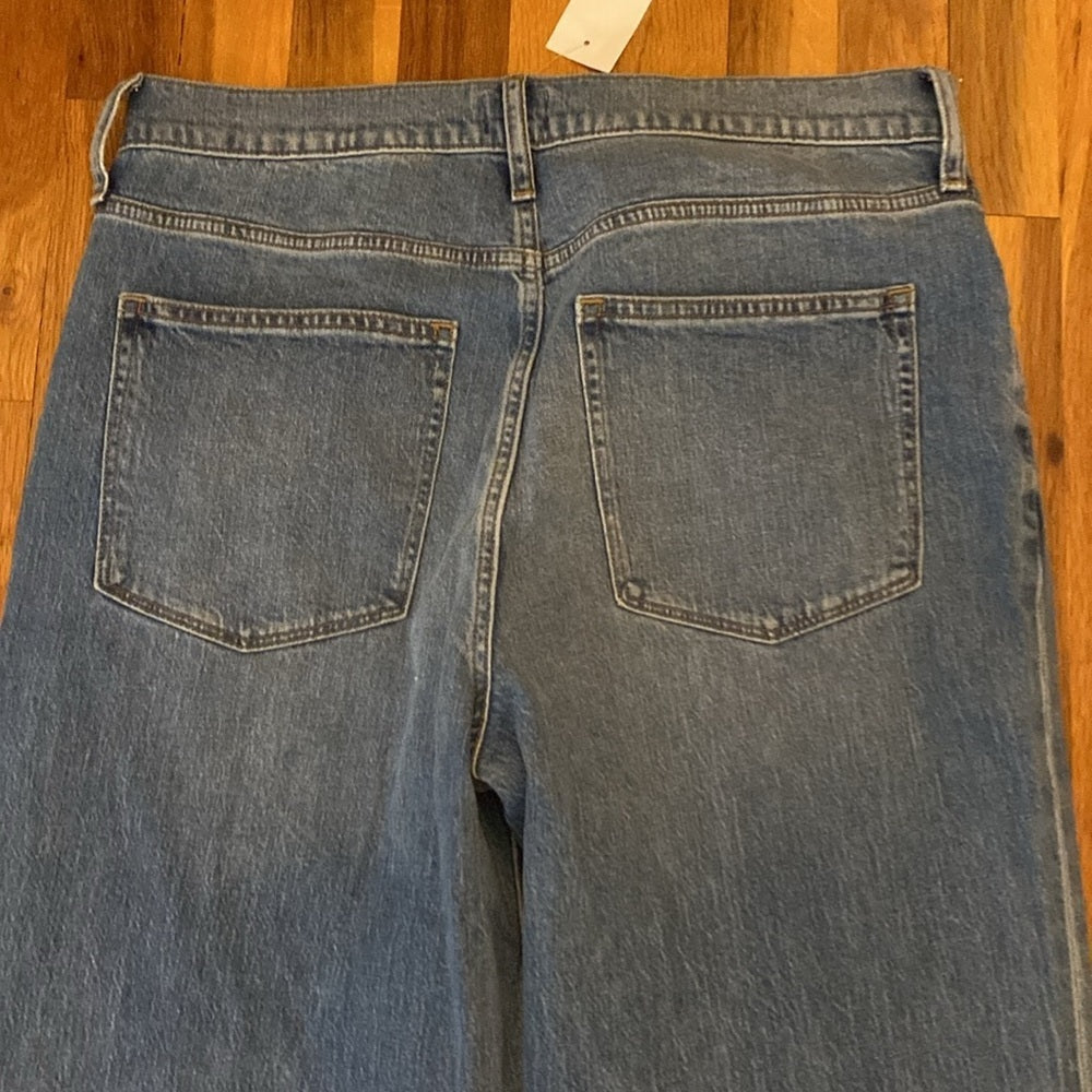 NWT J. Crew Women’s Blue Wide Leg Jeans Size 31