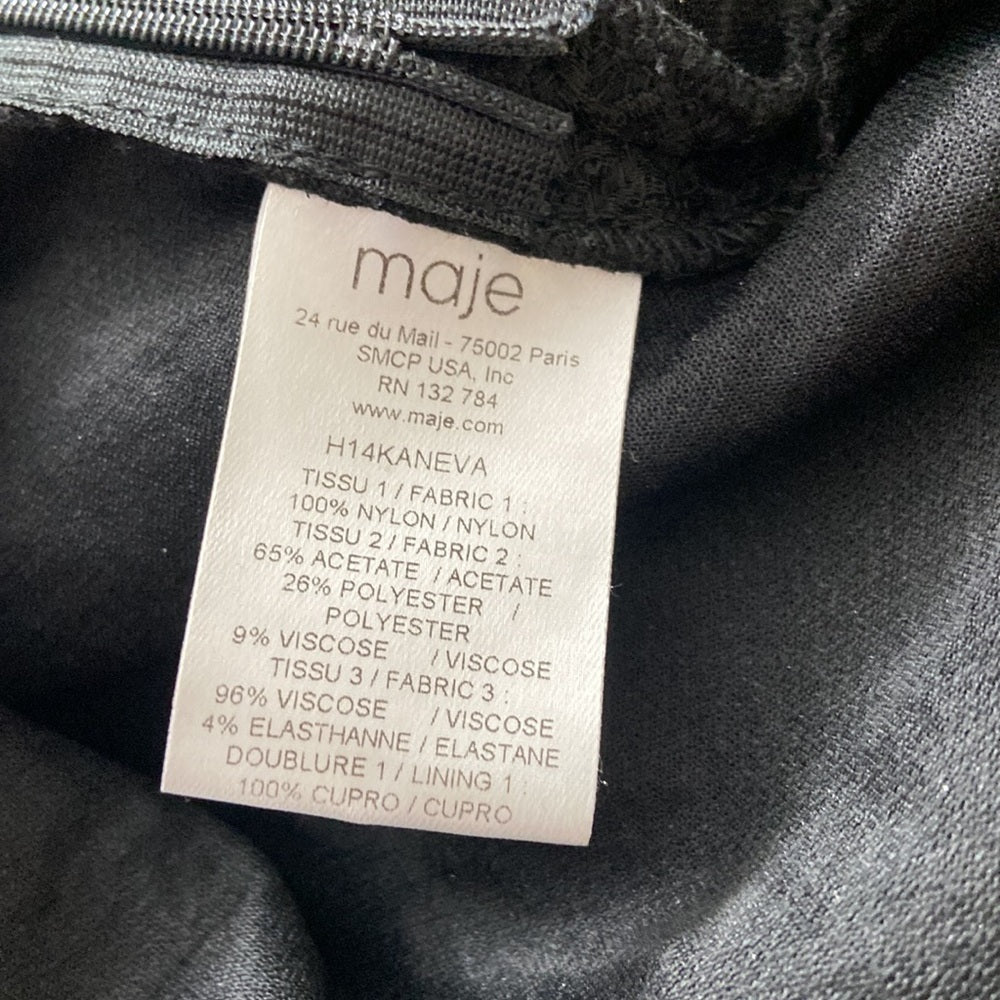 Women’s Maje black dress. Size 1/Small