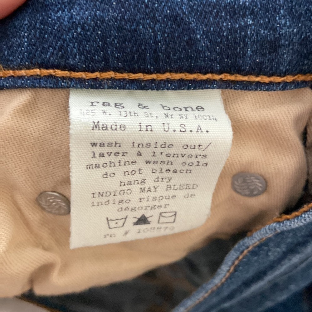 WOMEN’S Rag and Bone jeans. Size 26 skinny