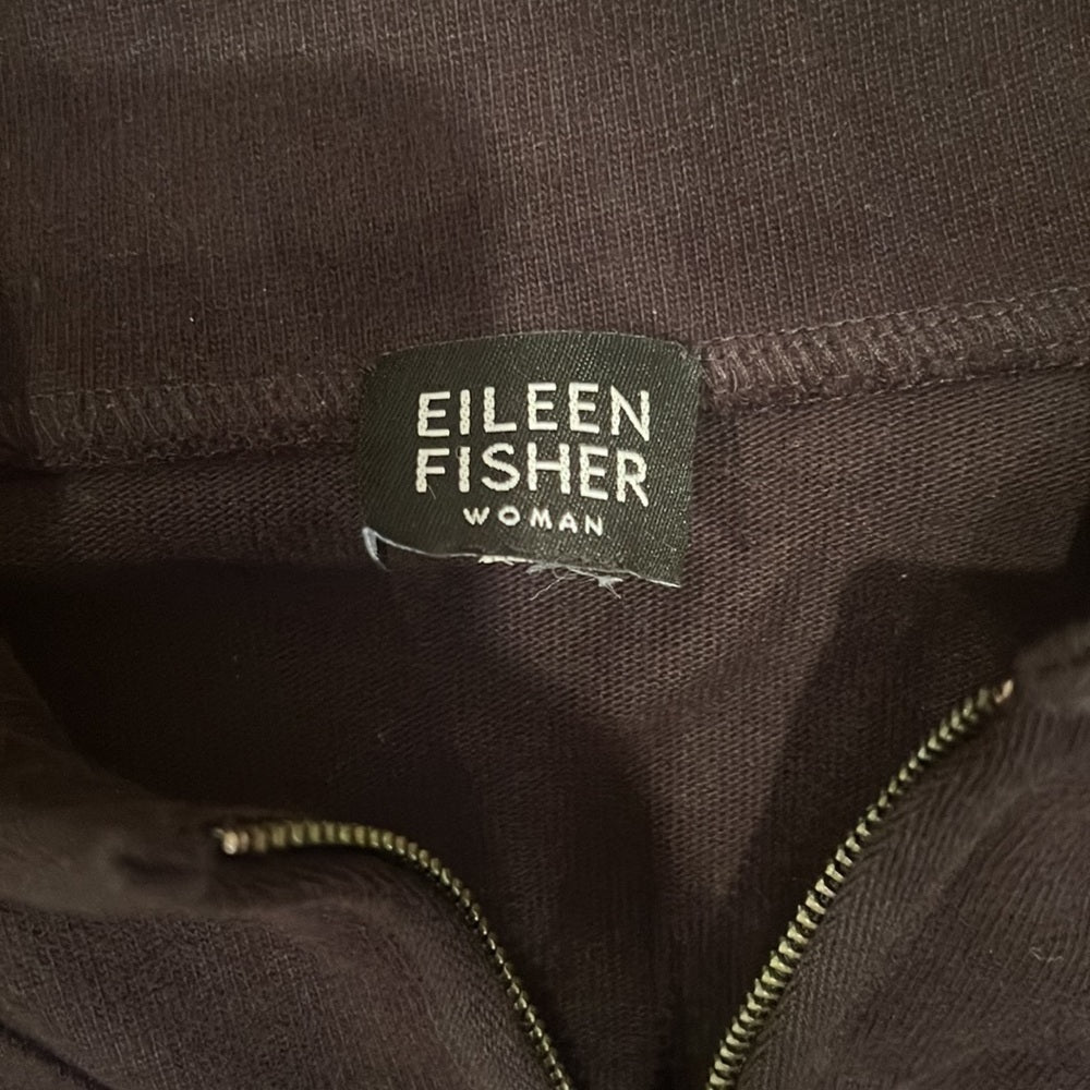 Eileen Fisher Woman’s Black Zip Up
